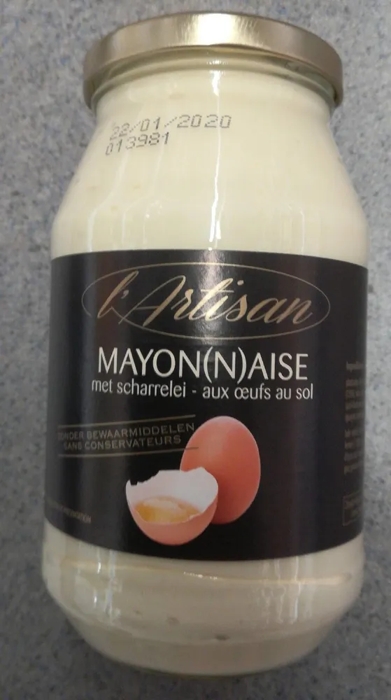 Mayonnaise aux œufs au sol