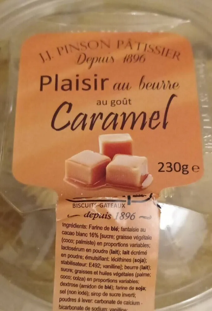 Plaisir au beurre au goût caramel