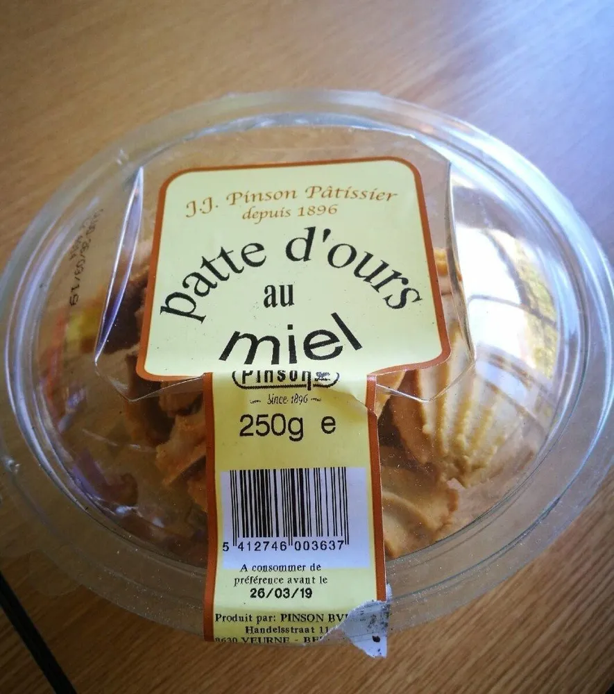 Patte d'ours au miel