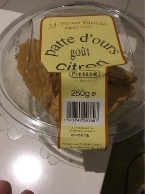 Pate d'ours citron