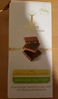 Chocolat lait pistache amandes