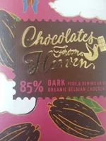 85 % dark Peru organic belgian chocolate