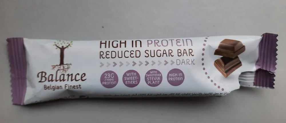 Barre chocolatée riche en protéine