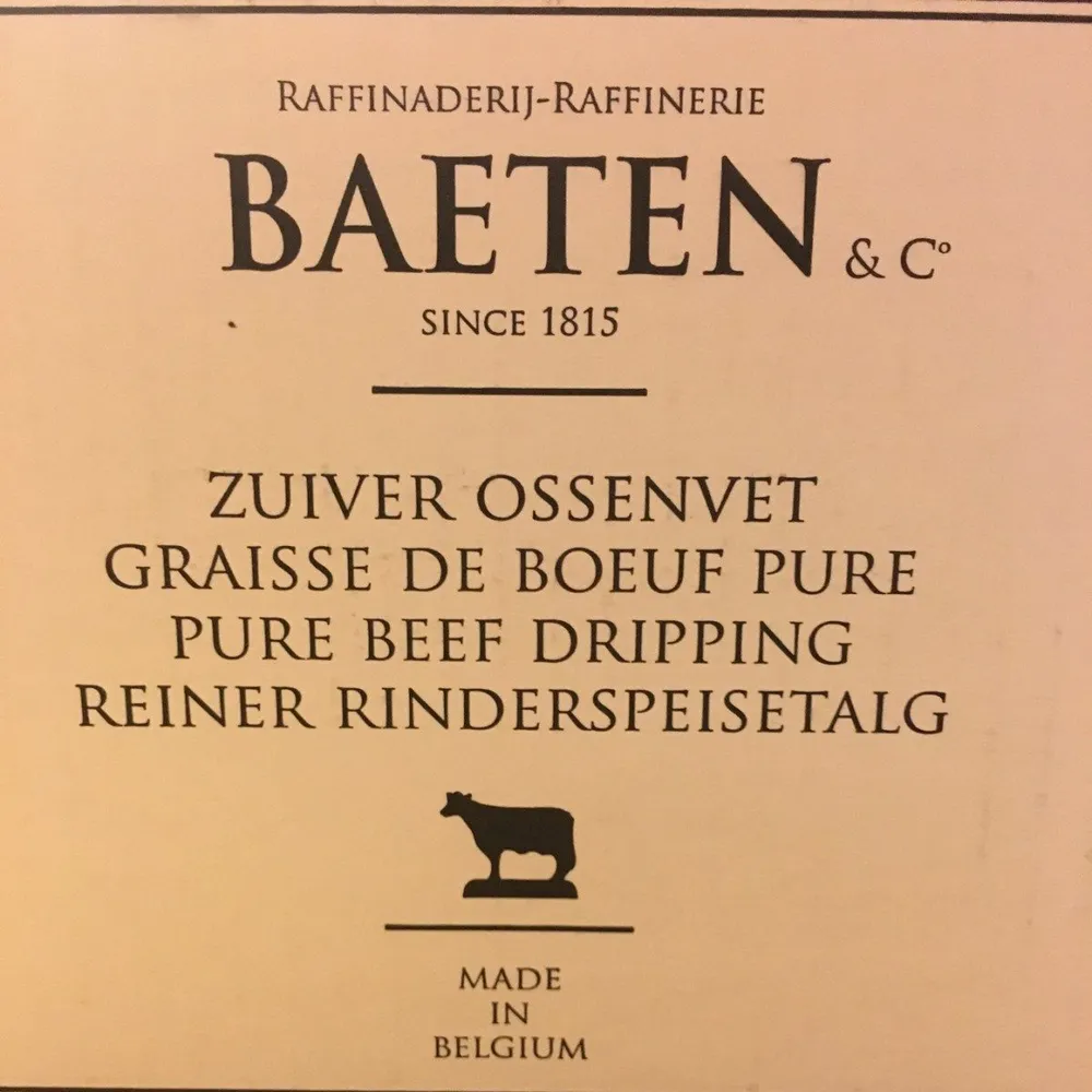 Graisse de boeuf pur
