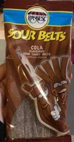 Sour belts candy cola