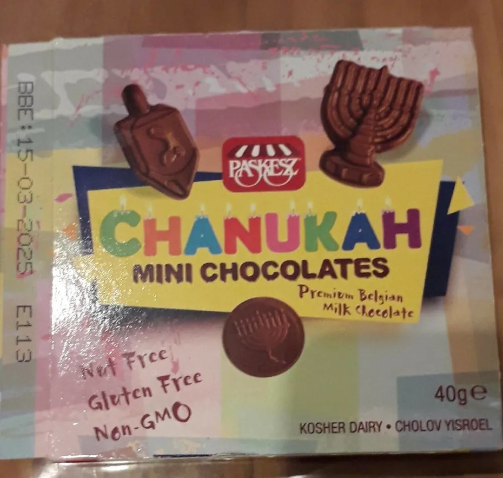 Chanukah - mini chocolates