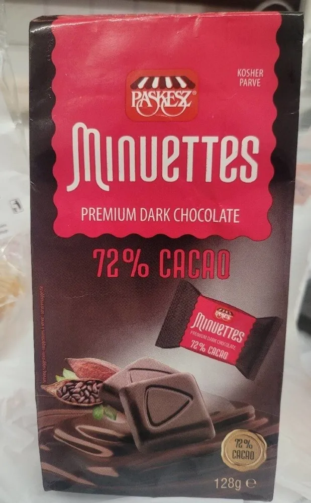 Minuettes-prenium dark chocolate