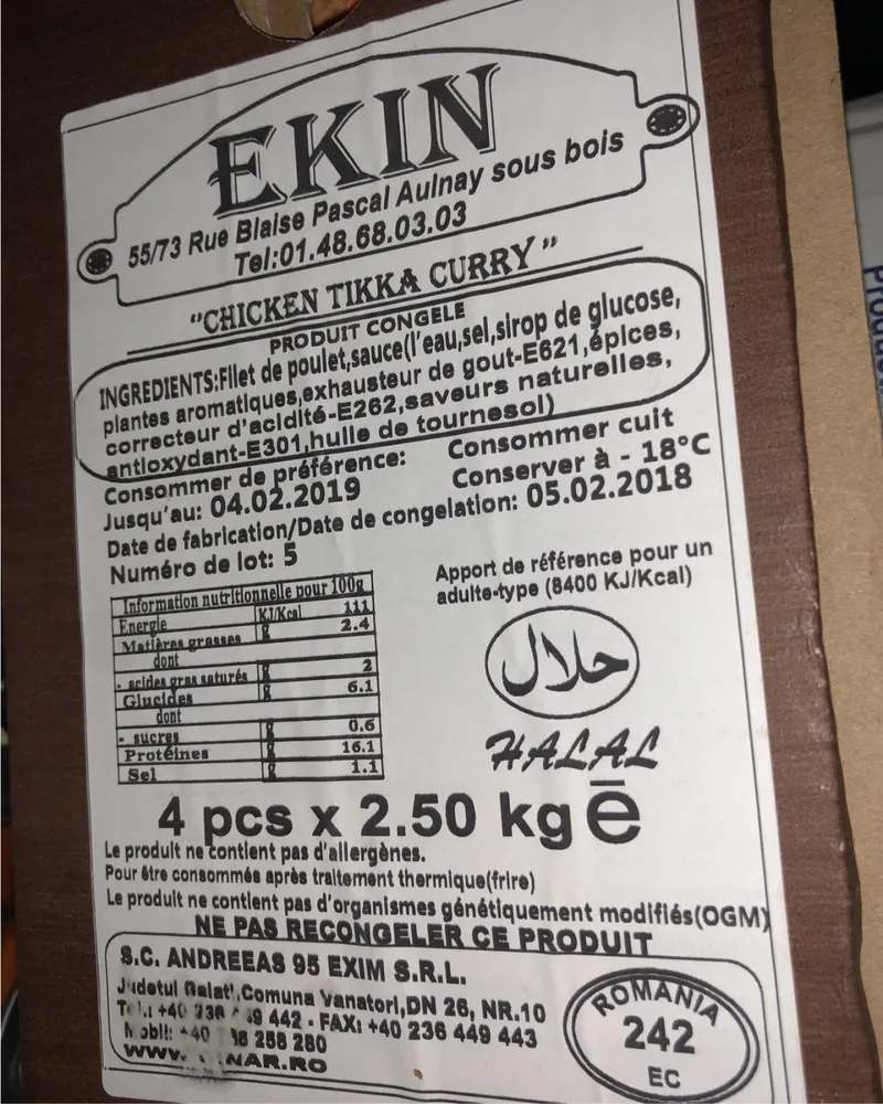 Chicken tikka curry
