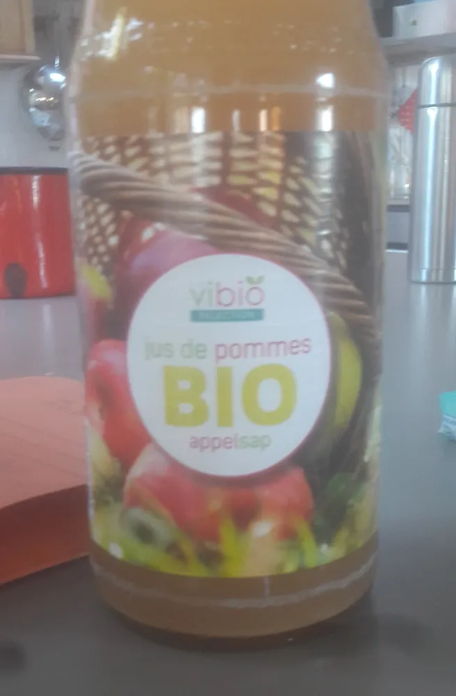 Jus de pommes bio