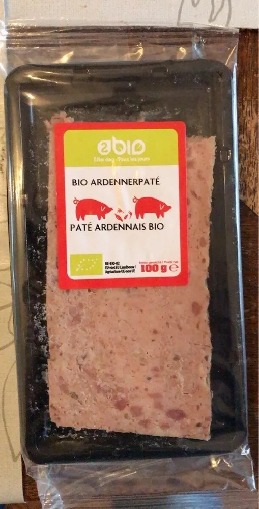 Paté ardennais bio