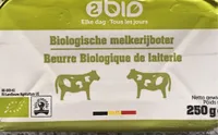 Beurre biologique de laiterie