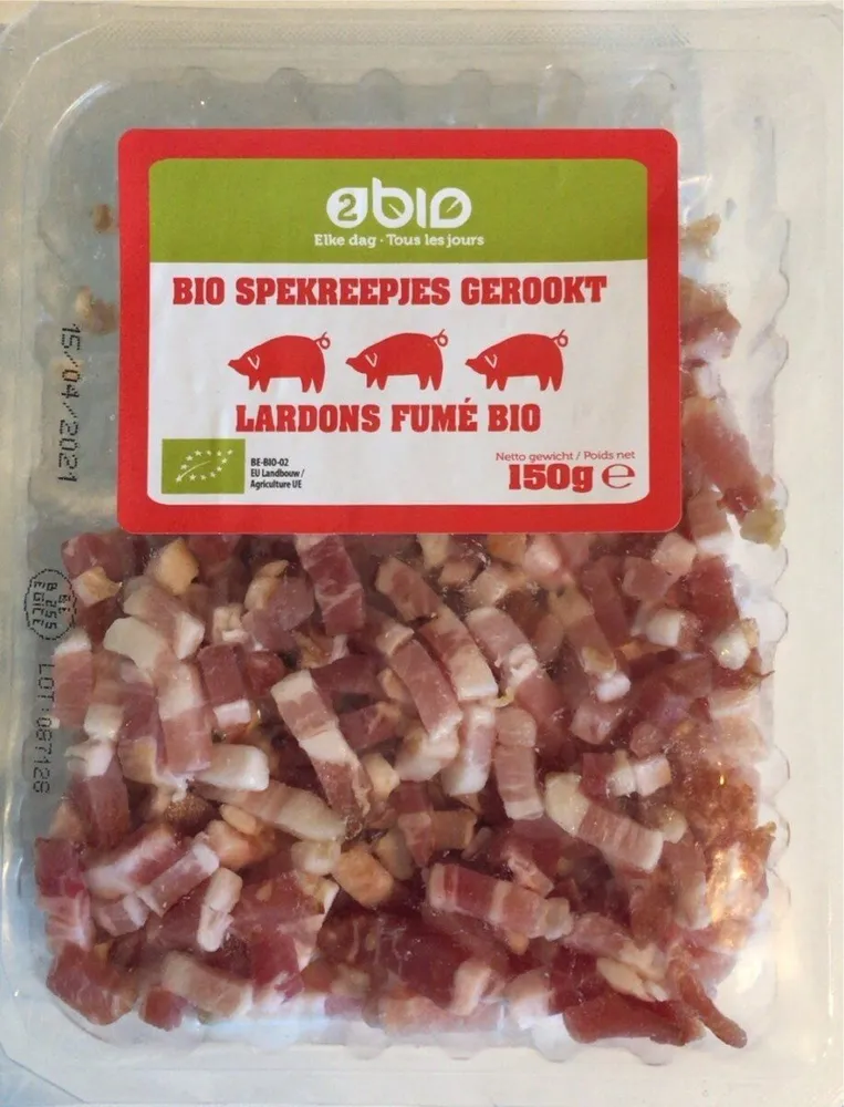 Lardons fumés bio