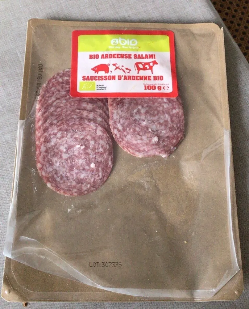 Saucisson d’Ardenne bio