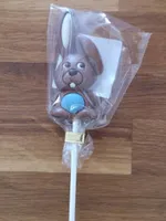 Chocolat au lait décoré (sucette)