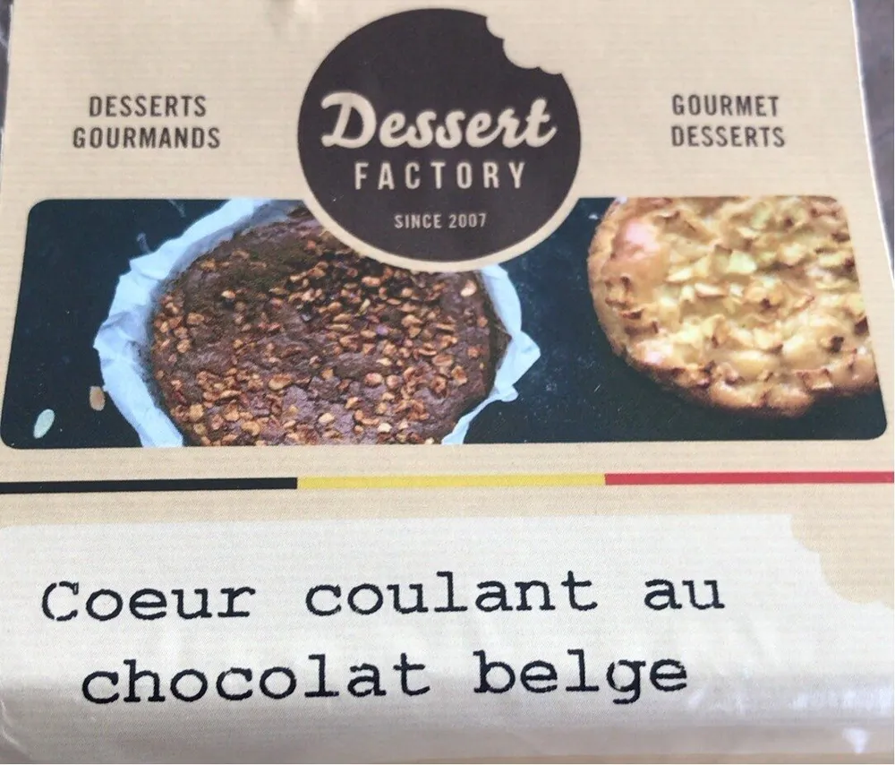 Coeur coulant au chocolat belge