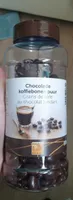 Chocolade koffiebonen puur
