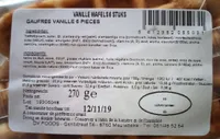 Gaufres vanille 6 pièces