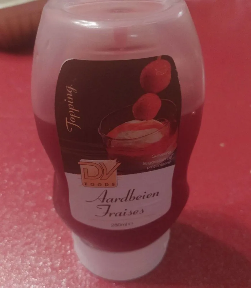 Topping nappage au parfum fraise
