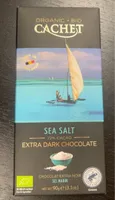 Extra Dark Chocolate Sea Salt Cachet