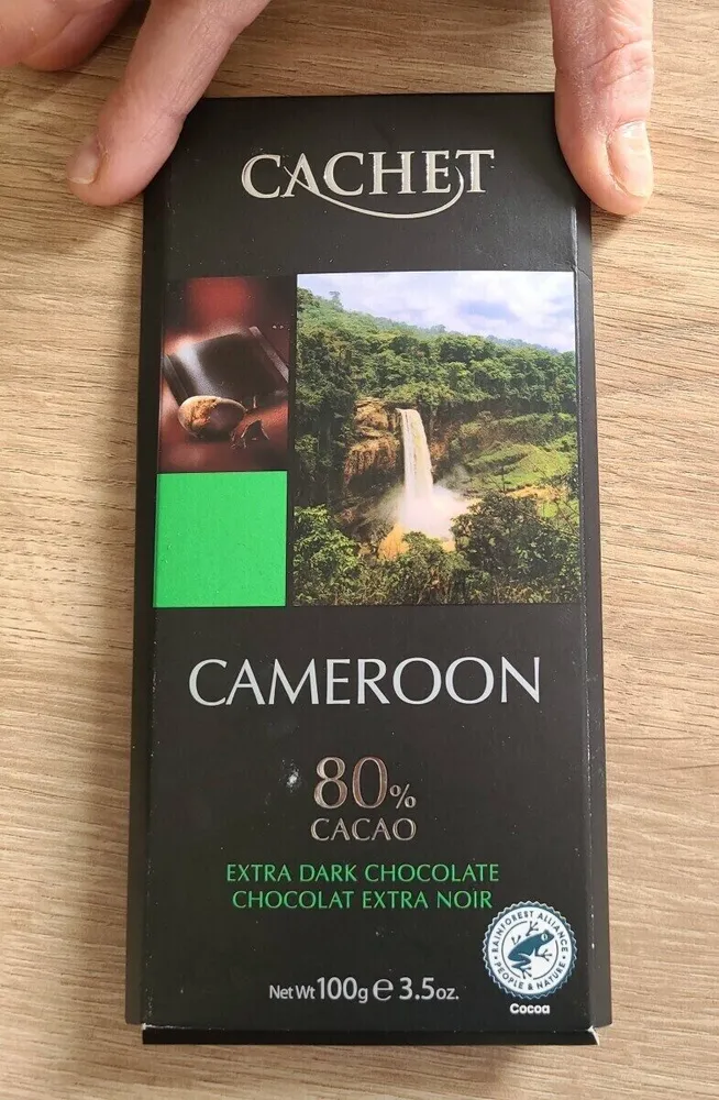 Tablette chocolat CAMEROON 80% CACAO