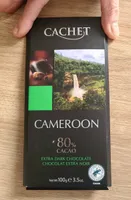 Tablette chocolat CAMEROON 80% CACAO