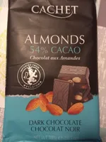 Almonds 54% Cacao Dark Chocolate