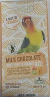 Milk Chocolate with kiwi & mango 40% cacao