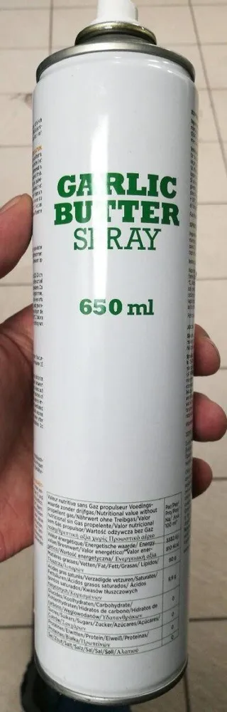 Garlic butter spray