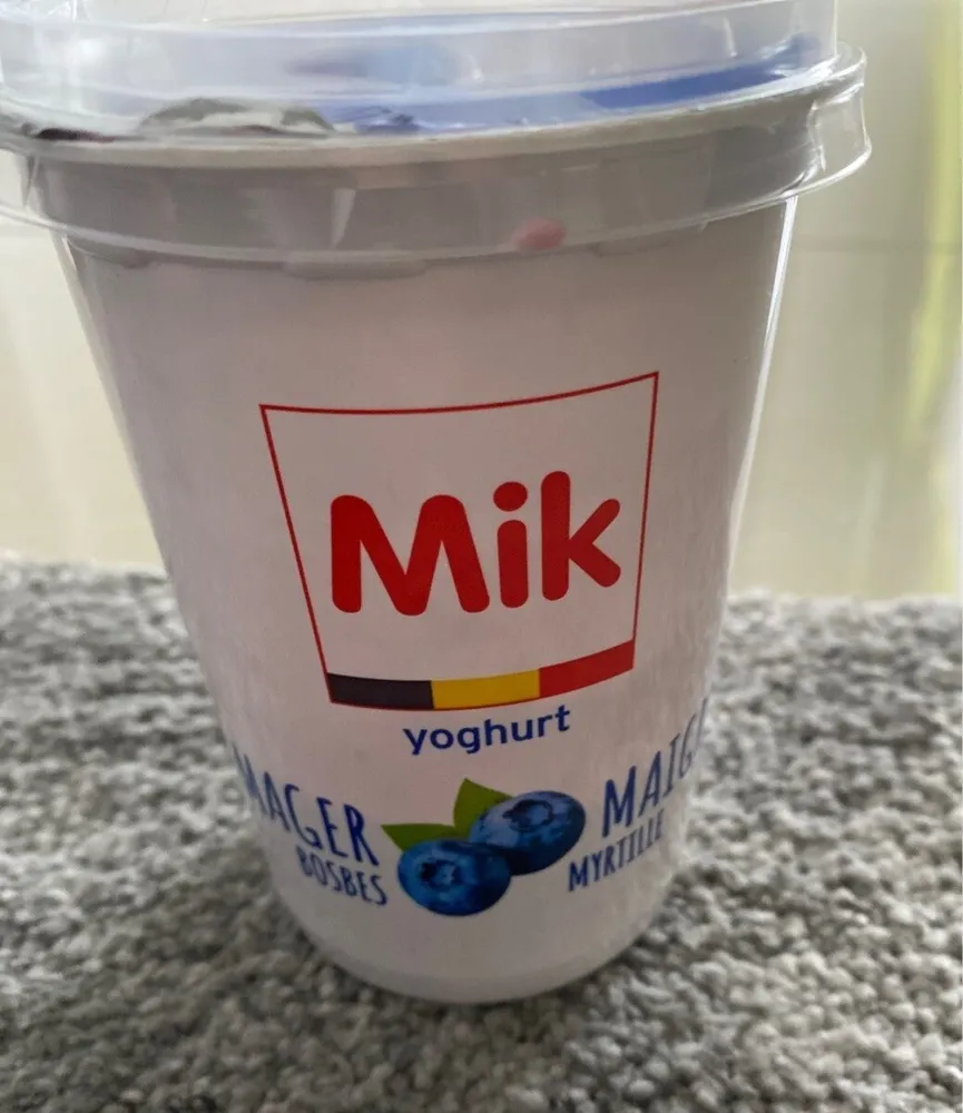 Mager bosbes yoghurt
