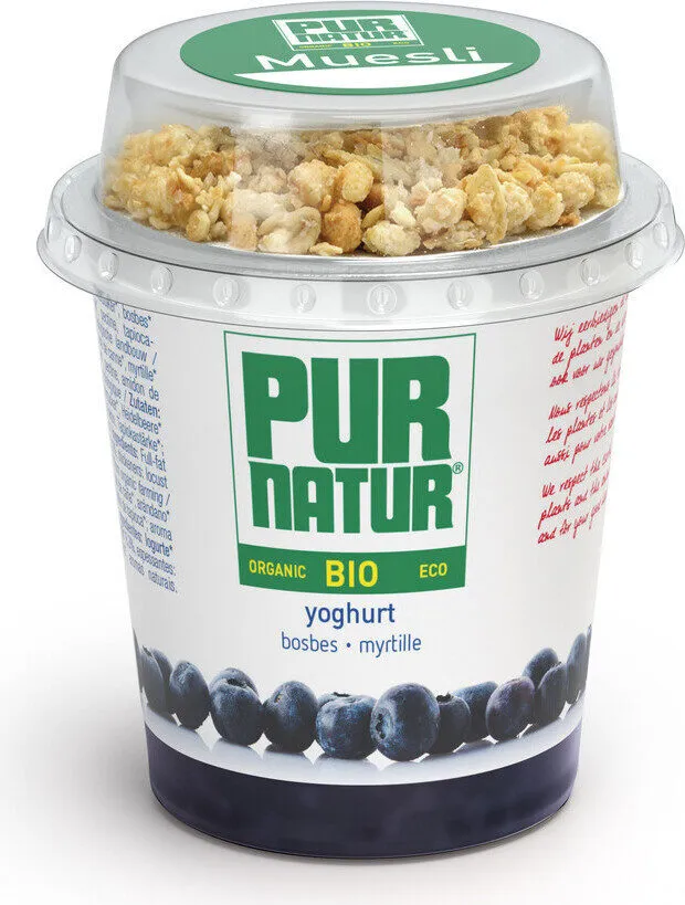 Yaourt Brassé Myrtilles Muesli Bio