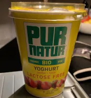 Yoghurt fraise lactose free