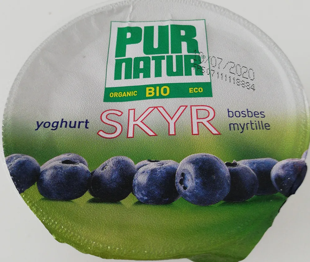 Pur natur skyr bosbes