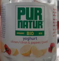 Yoghurt citron pavot