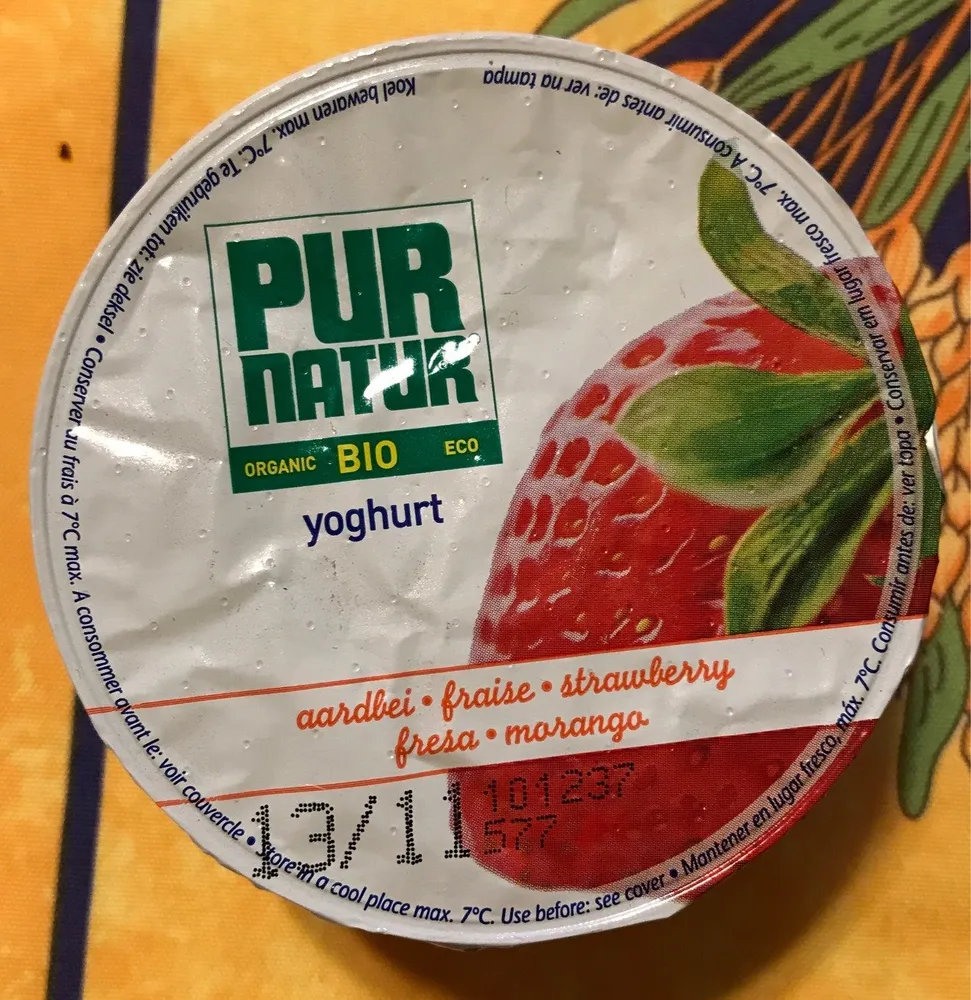 Yaourt aux fraises