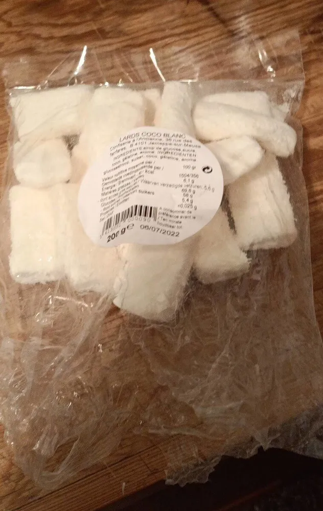 Lards coco blanc