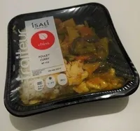 Poulet curry et riz