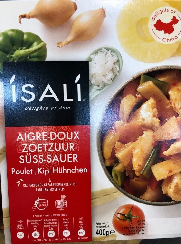 Poulet aigre-doux et riz parfumé