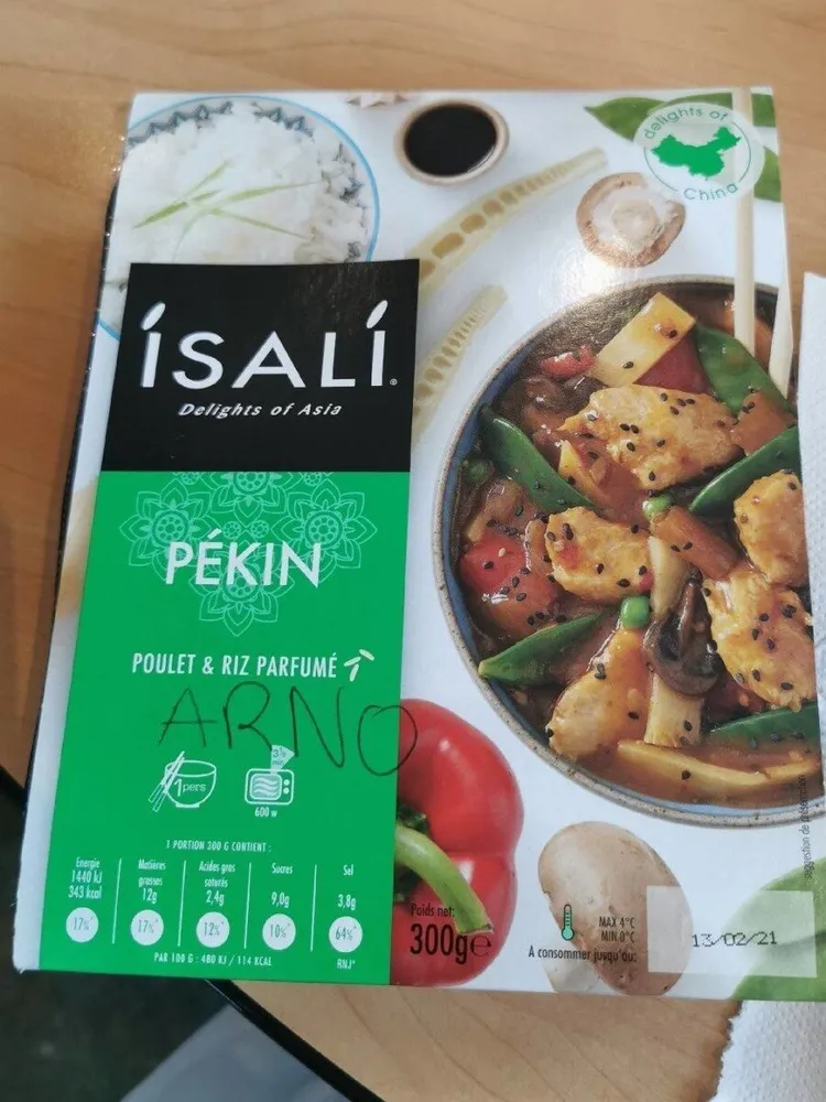 Isali Pékin poulet et riz parfumé
