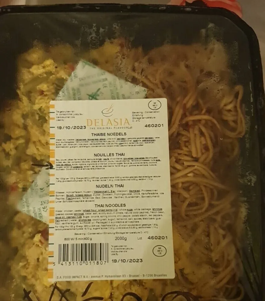 Nouilles Thai
