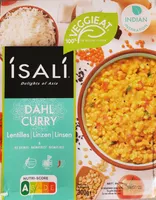 Dahl curry - lentilles & riz Basmati