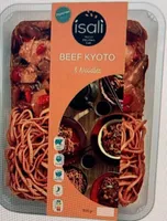 Nouilles au boeuf et légumes à la sauce soja