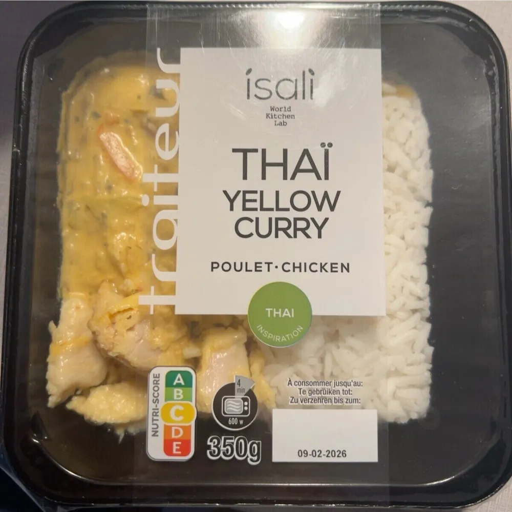 Thaï yellow curry