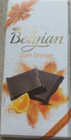 The Belgian Tablettes Noir Eclats D'orange 25X100G