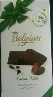 The Belgian Tablettes Noir Eclats De Cacao 25X100G