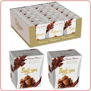 Trufle Belgian Fancy Truffles z Ziarenkami Kakao