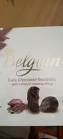 Dark chocolate seashells
