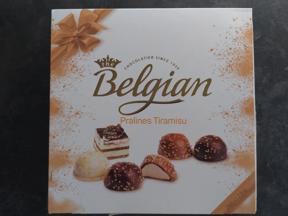 The Belgian Pralines Tiramisu Giftbox 12X200G