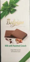 Belgian milk chocolate hazelnut crunch