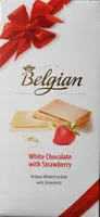 The Belgian Tabl. Blanc Eclats De Fraise 25X100G