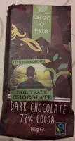 Dark Chocolate 72% Cacao